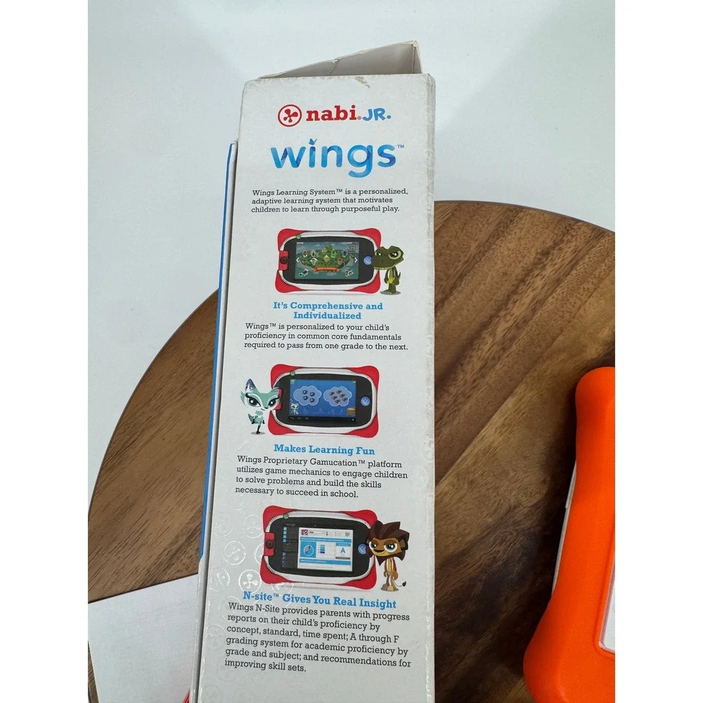 Nabi Jr Tablet Kids 16GB Orange Nick Jr Edition Educational Learning‎ NABJR-NV5B